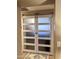 Stylish white closet doors with frosted glass panels and metal hardware at 6049 S Wilson Dr, Chandler, AZ 85249