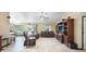 Comfortable living room featuring tile floors, natural light, and a ceiling fan at 833 N 110Th St, Mesa, AZ 85207