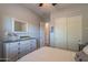 Bedroom with light walls and walk-in closet at 10207 W Hedge Hog Pl, Peoria, AZ 85383