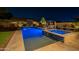 Stunning pool and spa with elegant tile work, perfect for evening relaxation at 10207 W Hedge Hog Pl, Peoria, AZ 85383
