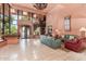 Spacious lobby area with comfortable seating, chandelier and expansive windows at 12222 N Paradise Village S Pkwy # 237, Phoenix, AZ 85032