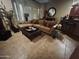 Bright and airy living room featuring large windows and a stylish sectional sofa, ideal for Gathering gatherings at 14000 N 94Th St # 1077, Scottsdale, AZ 85260