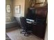 Functional home office with a large desk, comfortable seating, and elegant decor at 14000 N 94Th St # 1077, Scottsdale, AZ 85260