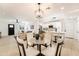 Open floor plan seamlessly connects dining area, kitchen, and living room for easy living at 1425 E Diamond St, Phoenix, AZ 85006