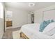 Bright bedroom with a view into the ensuite bathroom and walk-in closet at 224 N 58Th St, Mesa, AZ 85205