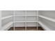Spacious walk-in pantry with lots of shelving for optimal storage at 2261 E Decatur St, Mesa, AZ 85213