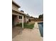 Backyard with a sparkling pool, perfect for relaxation and entertainment, nestled in a private outdoor oasis at 2419 W Crocus Dr, Phoenix, AZ 85023