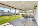 Covered patio for outdoor enjoyment with views of spacious backyard at 3553 W El Camino Dr, Phoenix, AZ 85051