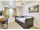 Comfortable bedroom with desk and chair perfect for work or relaxation at 3553 W El Camino Dr, Phoenix, AZ 85051
