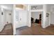 Bright foyer with tile flooring, and convenient access to office space at 4611 E Night Glow Dr, Cave Creek, AZ 85331