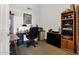 A well-organized office includes a desk, filing cabinets, bookcases, and modern equipment at 4611 E Night Glow Dr, Cave Creek, AZ 85331