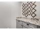 Close-up of a modern countertop with light grey cabinets at 5328 S Wesley Cir, Mesa, AZ 85212