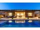 Backyard with pool, covered patio, and multiple seating areas for outdoor living at 5328 S Wesley Cir, Mesa, AZ 85212