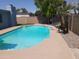 Relaxing backyard pool with concrete surround, perfect for enjoying sunny days and outdoor fun at 5539 N 31St Ln, Phoenix, AZ 85017