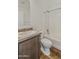 Bathroom featuring a vanity and a shower over a tub and a toilet at 5601 W Missouri Ave # 150, Glendale, AZ 85301