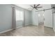 Bedroom with a ceiling fan and natural light creates a peaceful atmosphere at 8051 W Mariposa Dr, Phoenix, AZ 85033