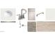 Bathroom design options with sink, faucet, cabinet, handles, door hardware, flooring and carpet at 9531 W Parkway Dr, Tolleson, AZ 85353