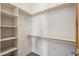 Organized closet with shelving and rods to keep your clothes neat and accessible at 10600 E Cordova St, Gold Canyon, AZ 85118