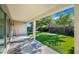 Covered patio overlooking a spacious backyard, offering an ideal space for outdoor living at 1344 N Claiborne --, Mesa, AZ 85205