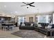 Open concept living and kitchen areas create a welcoming space for gatherings and everyday living at 20443 N 97Th Ave, Peoria, AZ 85382