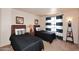Cozy bedroom featuring two twin beds, matching nightstands, and stylish decor at 205 N 74Th St # 248, Mesa, AZ 85207