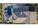 Aerial shot of the home highlighting the gorgeous backyard pool area and well-maintained landscaping at 20866 W Werner Pl, Buckeye, AZ 85396