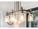 Modern dining room lighting fixture at 20866 W Werner Pl, Buckeye, AZ 85396