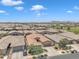 A high-angle view showcases the property's placement in a neatly organized suburban neighborhood at 22927 E Via Del Oro --, Queen Creek, AZ 85142