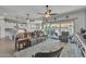 Open-concept living area with seamless flow to the kitchen and backyard, offering a relaxing atmosphere at 22927 E Via Del Oro --, Queen Creek, AZ 85142