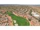 Aerial view of community featuring desert landscaping and golf course at 23225 N Hank Raymond Dr, Sun City West, AZ 85375