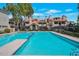 Sparkling pool with diving board and serene community setting at 2333 E Southern Ave # 1049, Tempe, AZ 85282