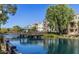 Beautiful waterfront community with a gazebo and meticulously landscaped grounds, offering a serene living environment at 2636 S Bahama Dr, Gilbert, AZ 85295