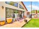 Backyard patio featuring a pair of chairs, barbecue, and desert plants to enjoy Arizona outdoor living at 3027 N Nebraska St, Chandler, AZ 85225