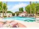 Sparkling backyard pool with lounge chairs, lush greenery, and inviting ambiance at 3027 N Nebraska St, Chandler, AZ 85225