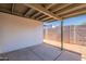 Enclosed patio area offers privacy and a comfortable outdoor living space at 3118 S Los Altos Dr, Mesa, AZ 85202