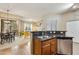 Kitchen sink featuring stainless steel appliances and seating area at 3330 S Gilbert Rd # 2090, Chandler, AZ 85286