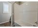 Clean, well-maintained bathroom shower and tile, offering a functional and comfortable space at 3422 E Strawberry Dr, Gilbert, AZ 85298