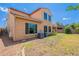 This home features a large backyard, mature landscaping, and a covered patio perfect for relaxing or entertaining at 3458 E Ivanhoe St, Gilbert, AZ 85295