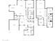 Detailed floor plan showcasing the layout of the home, including room dimensions and features at 3458 E Ivanhoe St, Gilbert, AZ 85295