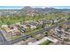 Expansive aerial view of a community showcasing well-maintained landscaping and nearby mountain views at 3500 N Hayden Rd # 2110, Scottsdale, AZ 85251