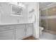 Sparkling bathroom with shower, vanity, and modern fixtures at 3500 N Hayden Rd # 2110, Scottsdale, AZ 85251