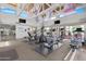 Well-equipped fitness center featuring modern cardio equipment and ample natural light at 3500 N Hayden Rd # 2110, Scottsdale, AZ 85251