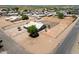 Expansive aerial view showcasing the home, landscaping, and large lot in a tranquil neighborhood at 3658 E Pony Track Ln, San Tan Valley, AZ 85140