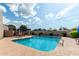 Inviting community pool area with comfortable seating and a shaded gazebo at 618 E Manzanita Pl, Phoenix, AZ 85020