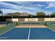 Pickleball courts with mountain views under sunny skies at 6917 E Night Glow Cir, Scottsdale, AZ 85266