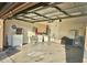 Spacious garage with laundry hookups, storage, and ample room for parking and projects at 7940 W Avalon Dr, Phoenix, AZ 85033