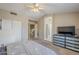 Main bedroom featuring a bed, carpeting, and neutral paint at 869 W Shellfish Dr, Gilbert, AZ 85233