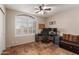 Office space featuring slate flooring, natural light and comfortable furnishings at 9121 E Karen Dr, Scottsdale, AZ 85260