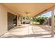 Outdoor patio with ceiling fans and furniture at 9121 E Karen Dr, Scottsdale, AZ 85260