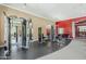 Resident gym with weight machines, free weights, and mirrored walls at 11640 N Tatum Blvd # 2013, Phoenix, AZ 85028